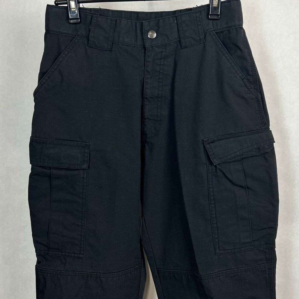 5.11 Mens Relaxed Fit TDU Cargo Pants Sz Med Waist 31.5-35, Inseam Long Black - Picture 2 of 11